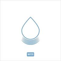 Wasser Symbol Logo Vektor