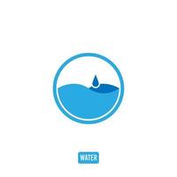 Wasser Symbol Logo Vektor