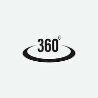 360 Nocken Symbol Vektor