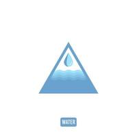 Wasser Symbol Logo Vektor