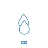 Wasser Symbol Logo Vektor