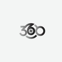 360 Nocken Symbol Vektor