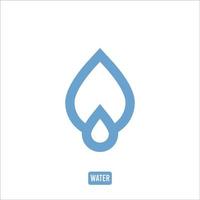 Wasser Symbol Logo Vektor