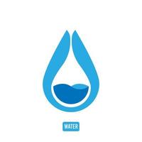 Wasser Symbol Logo Vektor