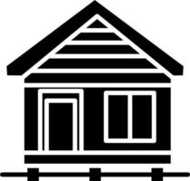 bungalow vektor ikon
