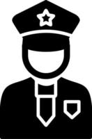Polizist-Vektor-Symbol vektor