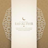 eid al-fitr, Ramadan kareem Mubarak Arabeske Mandala Hintergrund vektor