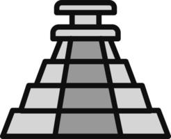 aztekisches Pyramidenvektorsymbol vektor