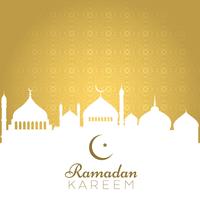 Dekorativ Ramadan bakgrund vektor