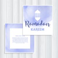 Ramadan inbjudan design