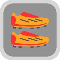 Fußballschuhe Vektor-Icon-Design vektor