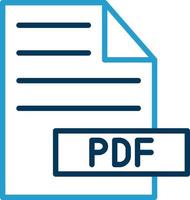 Pdf-Vektor-Icon-Design vektor