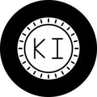 kiribati wählen Code Vektor Symbol