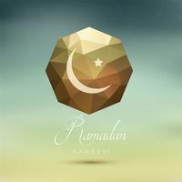 Abstrakter Ramadan-Hintergrund vektor