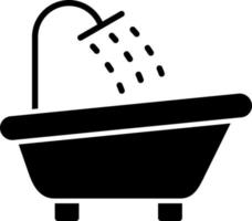 Baby-Dusche-Vektor-Symbol vektor