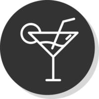 Cocktail-Vektor-Icon-Design vektor