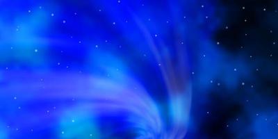 ljusblå vektor bakgrund med färgglada stjärnor.