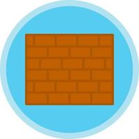 Brickwall-Vektor-Icon-Design vektor