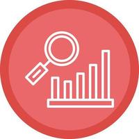 Balkendiagramm Forschung Vektor Icon Design