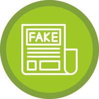 Fake-News-Vektor-Icon-Design vektor