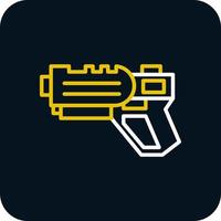 Laser-Tag-Vektor-Icon-Design vektor