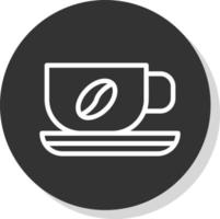 kaffe råna vektor ikon design