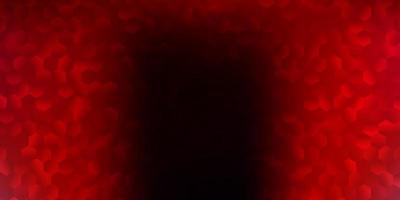 dunkelrosa, rotes Vektorlayout mit Formen von Sechsecken. vektor