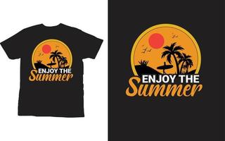 Vektor Sommer- T-Shirt-Design