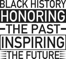 schwarz Geschichte Auszeichnung das Vergangenheit inspirierend das Zukunft vektor