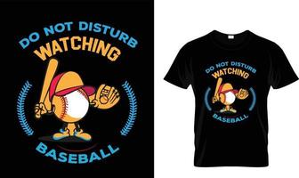 Baseball T-Shirt Design kostenlos Vektor