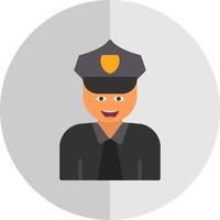 Polizei-Vektor-Icon-Design vektor