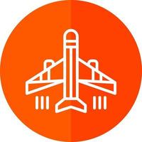 Flugzeug-Vektor-Icon-Design vektor