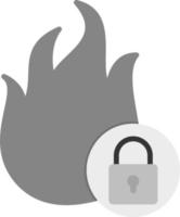 Firewall-Vektor-Symbol vektor