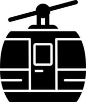 Seilbahn-Vektor-Symbol vektor