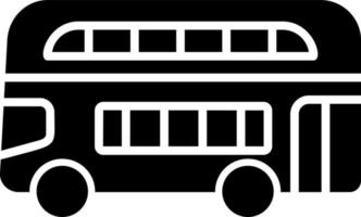 doppelt Decker Bus Vektor Symbol