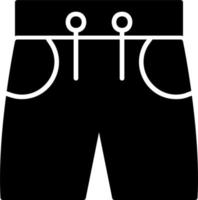 Badeanzug kurze Hose Vektor Symbol