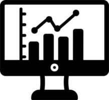 uppkopplad bar Diagram vektor ikon