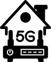 5g Internet Verbindung Vektor Symbol