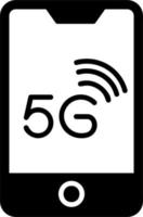 5g telefon vektor ikon