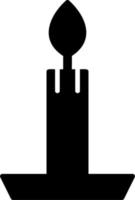 Kerze-Vektor-Symbol vektor