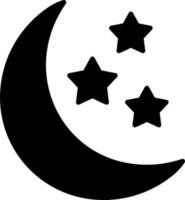 Halbmond Mond Vektor Symbol