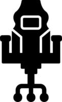 Gaming-Stuhl-Vektor-Symbol vektor