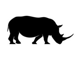 noshörning vektor djur- silhuett