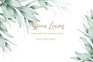 elegant Eukalyptus Blätter Hintergrund Design vektor