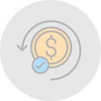 Cashback-Garantie-Vektor-Icon-Design vektor