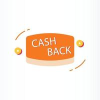 cashback-ikon, returpengar, cashback-rabatt, tunn linje webbsymbol på vit bakgrund - redigerbar stroke vektorillustration vektor