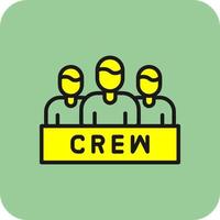 Crew-Vektor-Icon-Design vektor