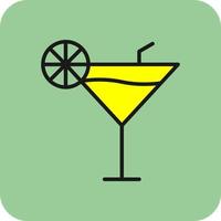 Cocktail-Vektor-Icon-Design vektor