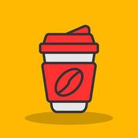 Kaffee-Vektor-Icon-Design vektor