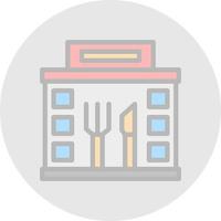 Restaurant-Vektor-Icon-Design vektor